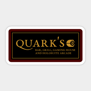 Quark's Bar, Grill, Gaming House & Holosuite Arcade Sticker